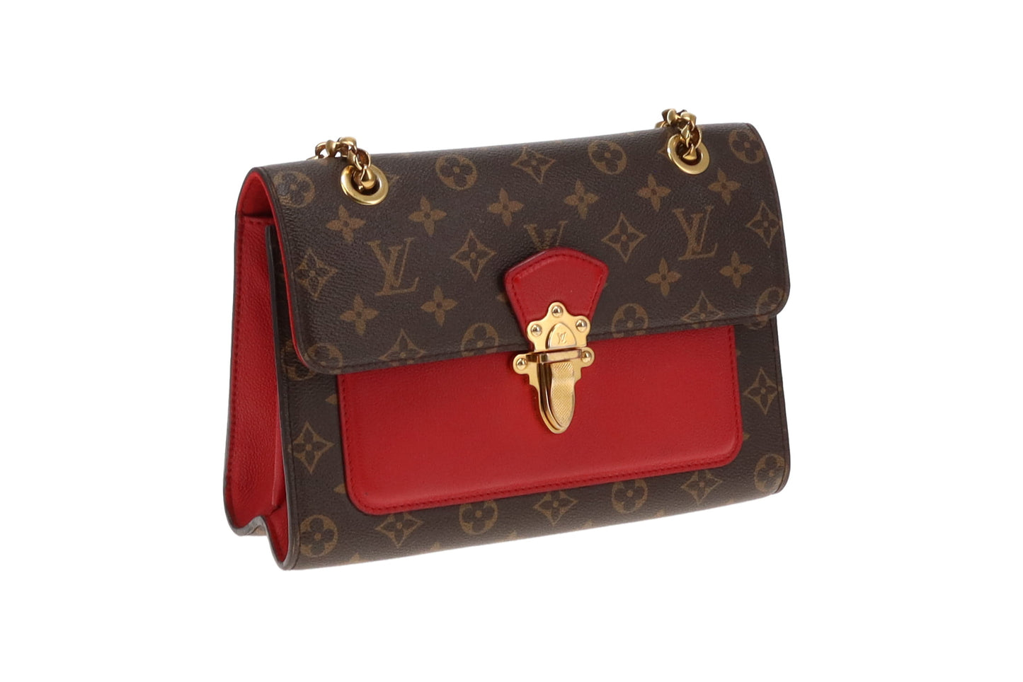 Louis Vuitton Monogram Cherry Victoire Chain Bag (NFID)