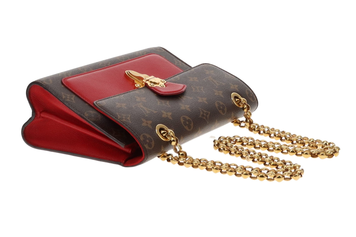 Louis Vuitton Monogram Cherry Victoire Chain Bag (NFID)