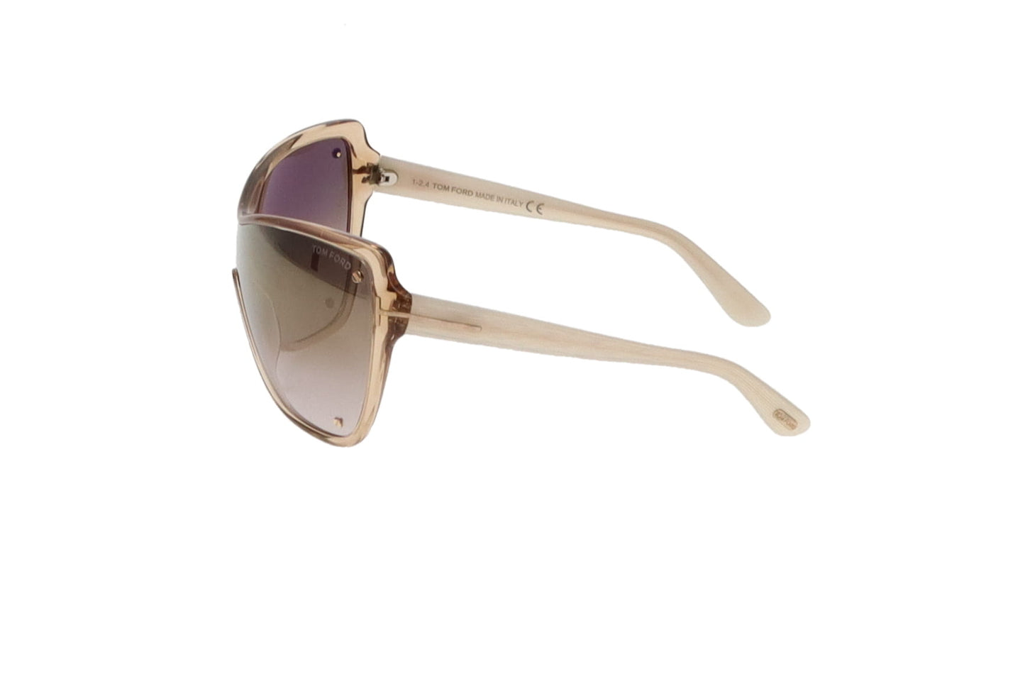 Tom Ford Ekaterina Wrap Sunglasses Brown