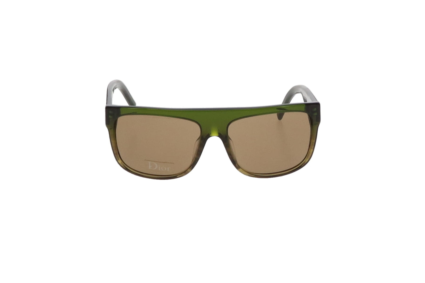 Dior Unisex Black Tie Sunglasses With Green Hue