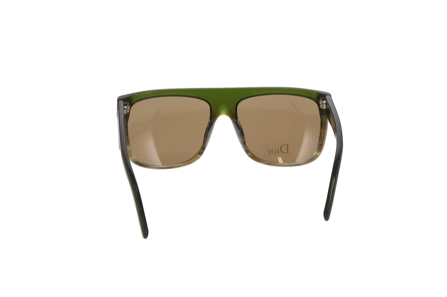 Dior Unisex Black Tie Sunglasses With Green Hue