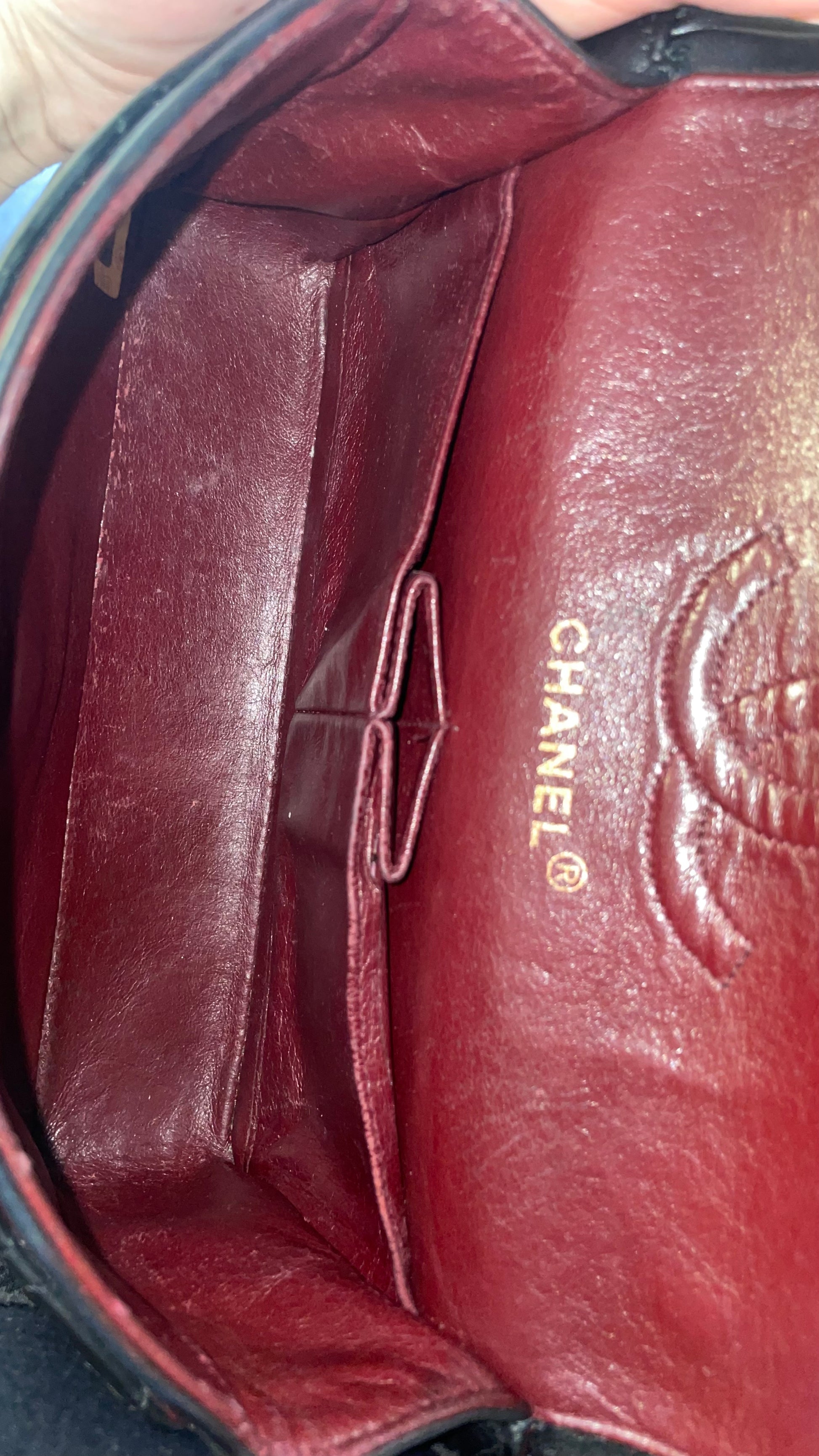 Chanel Small Gabrielle Hobo Bag Aged Calfskin Red Multicolour Hardware