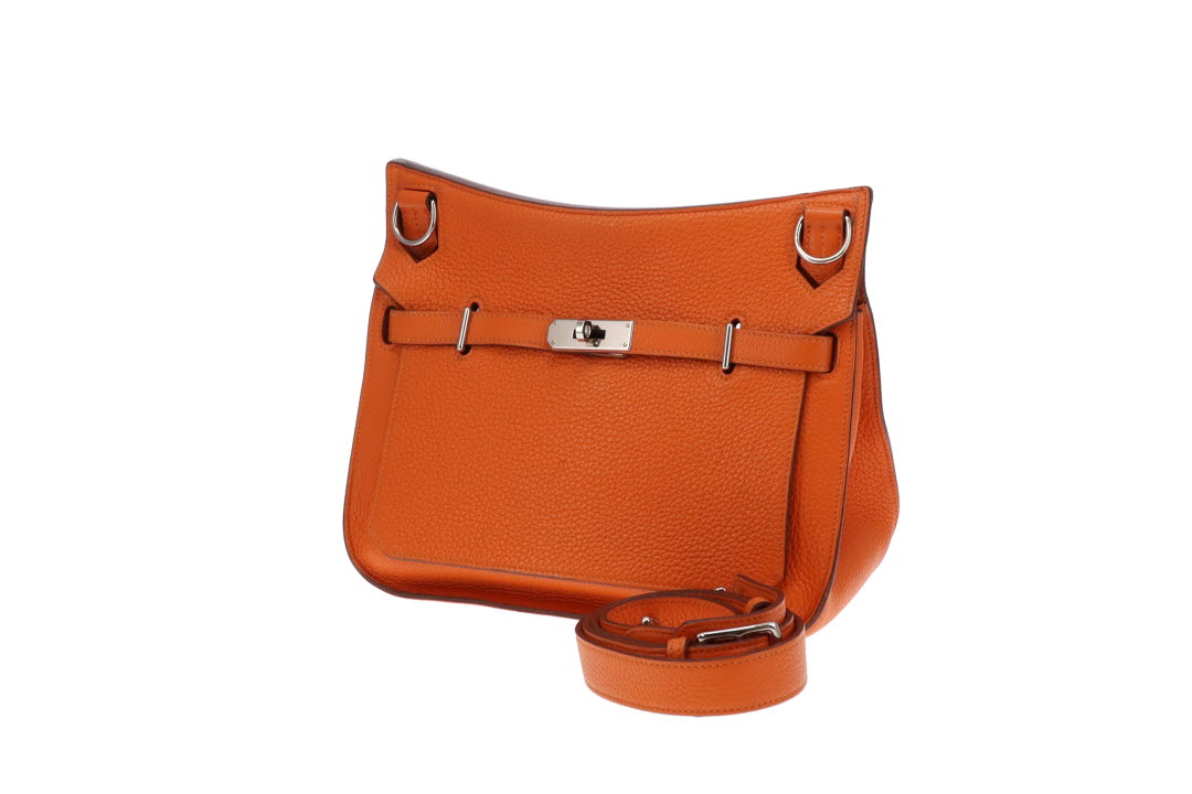 Hermes Orange H Clemence Jypsiere 28 2011 (O in a square)