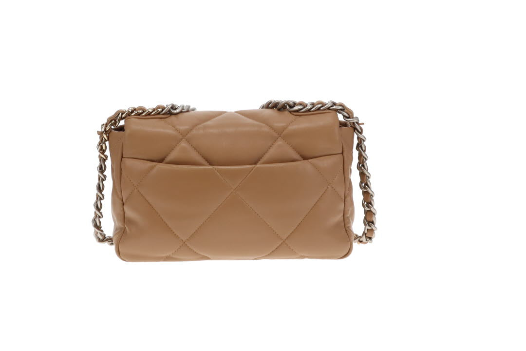 Chanel 19 Beige Medium Beige