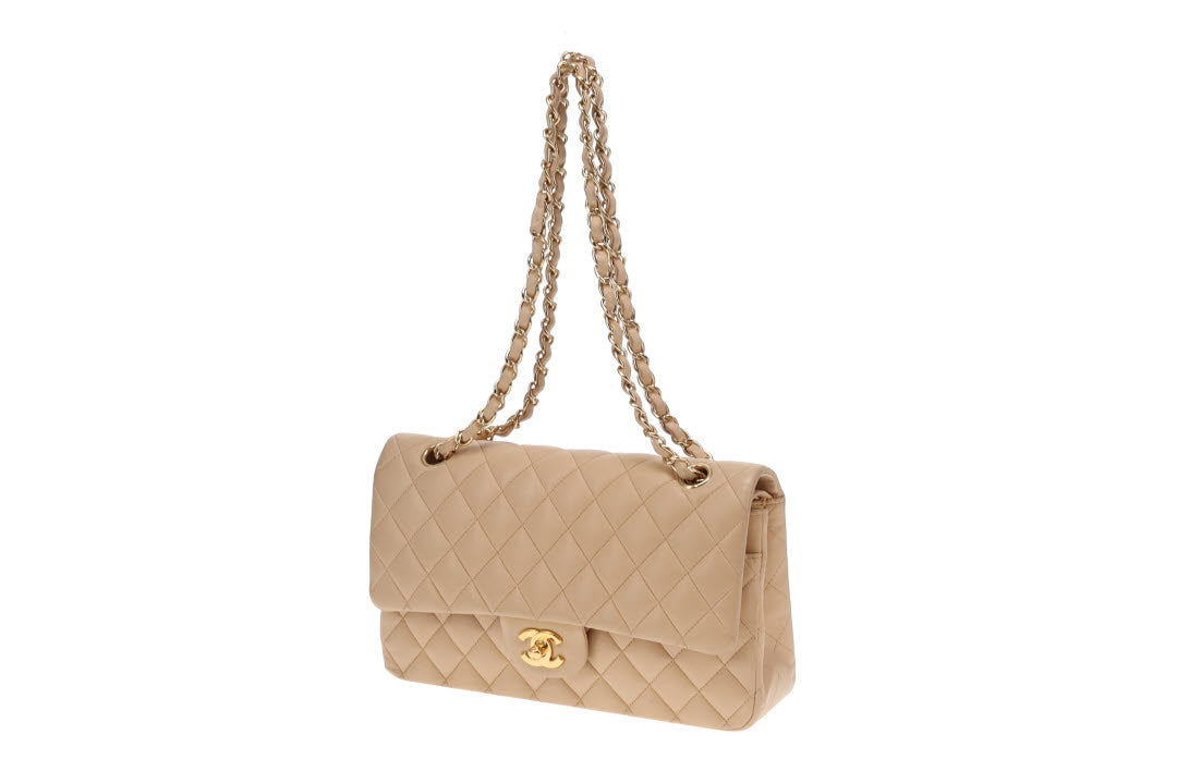 Chanel Medium Classic Double Flap Beige 29 Series