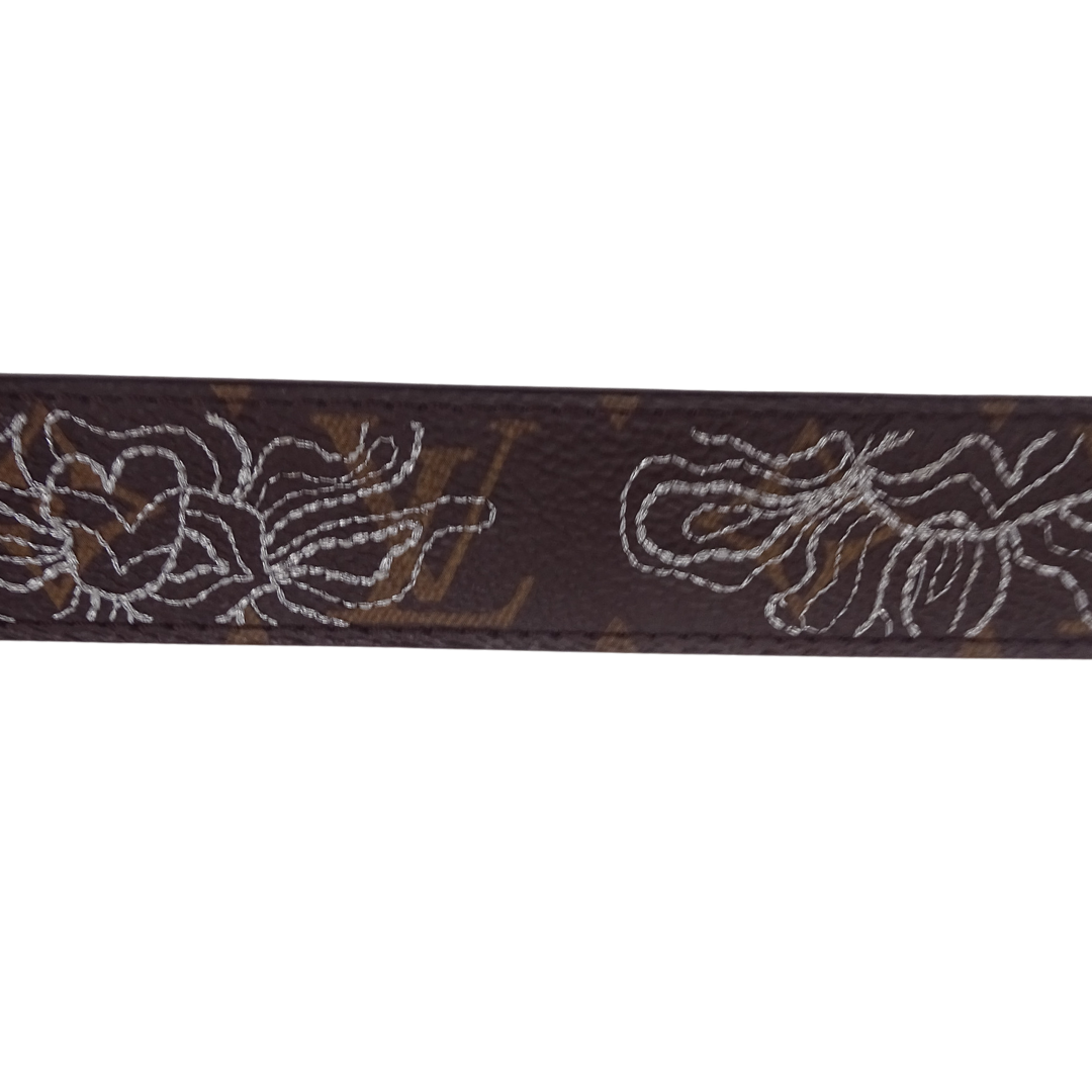 Louis Vuitton Monogram Canvas Limited Edition Dentelle Belt 95CM