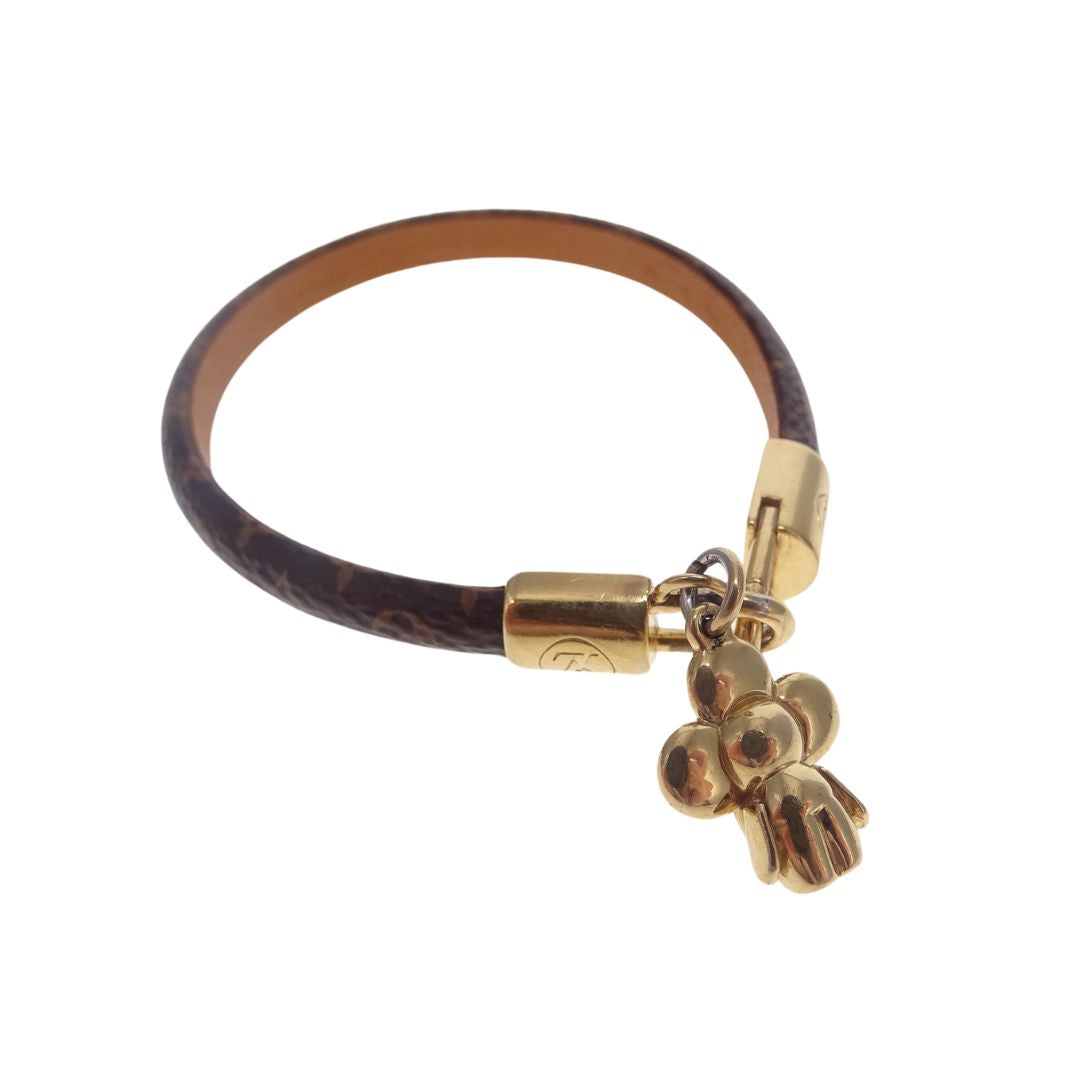 Louis Vuitton Vivienne Charm Bracelet Monogram Size 19 RRP €320