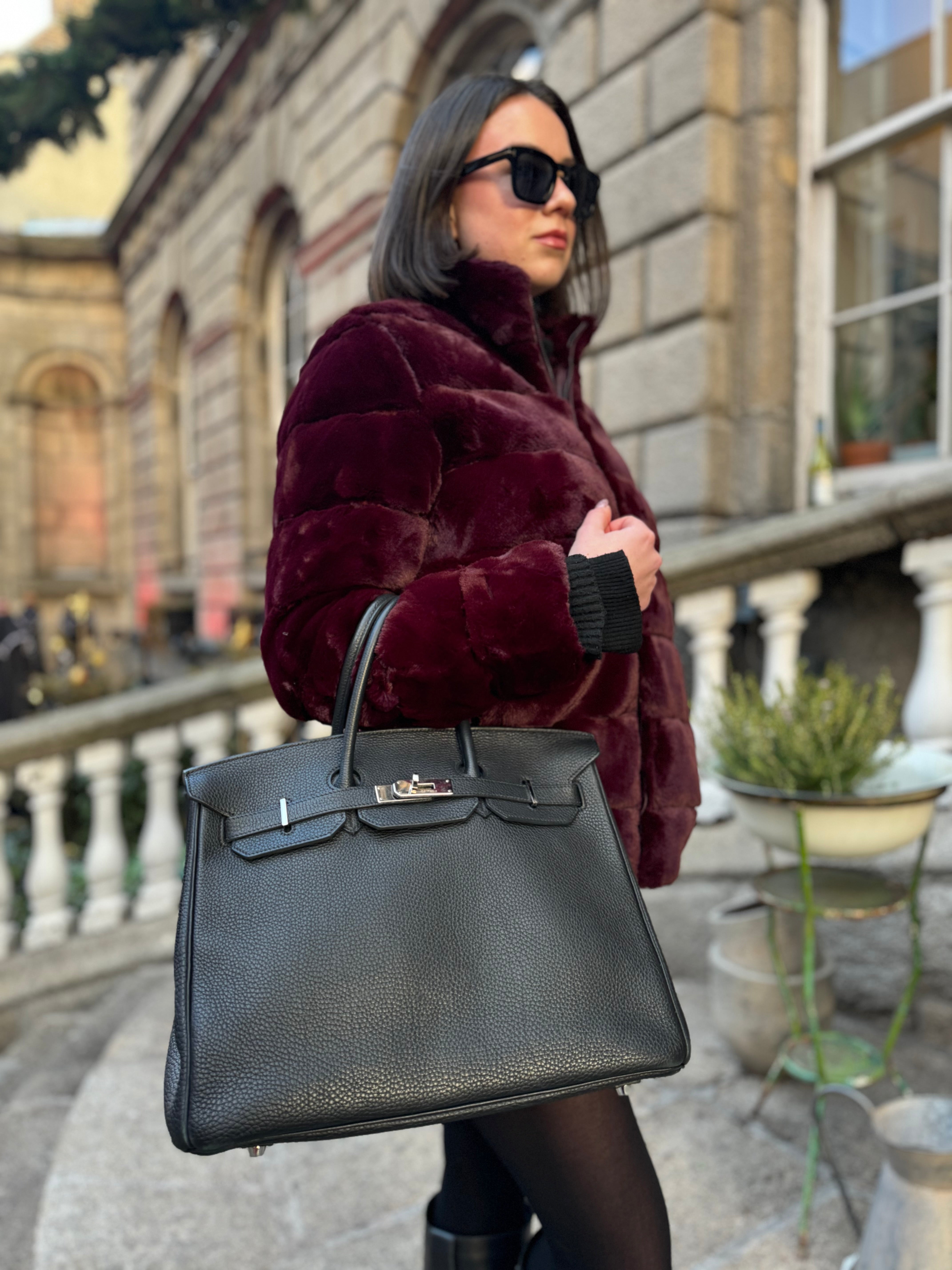 Black shops birkin 35