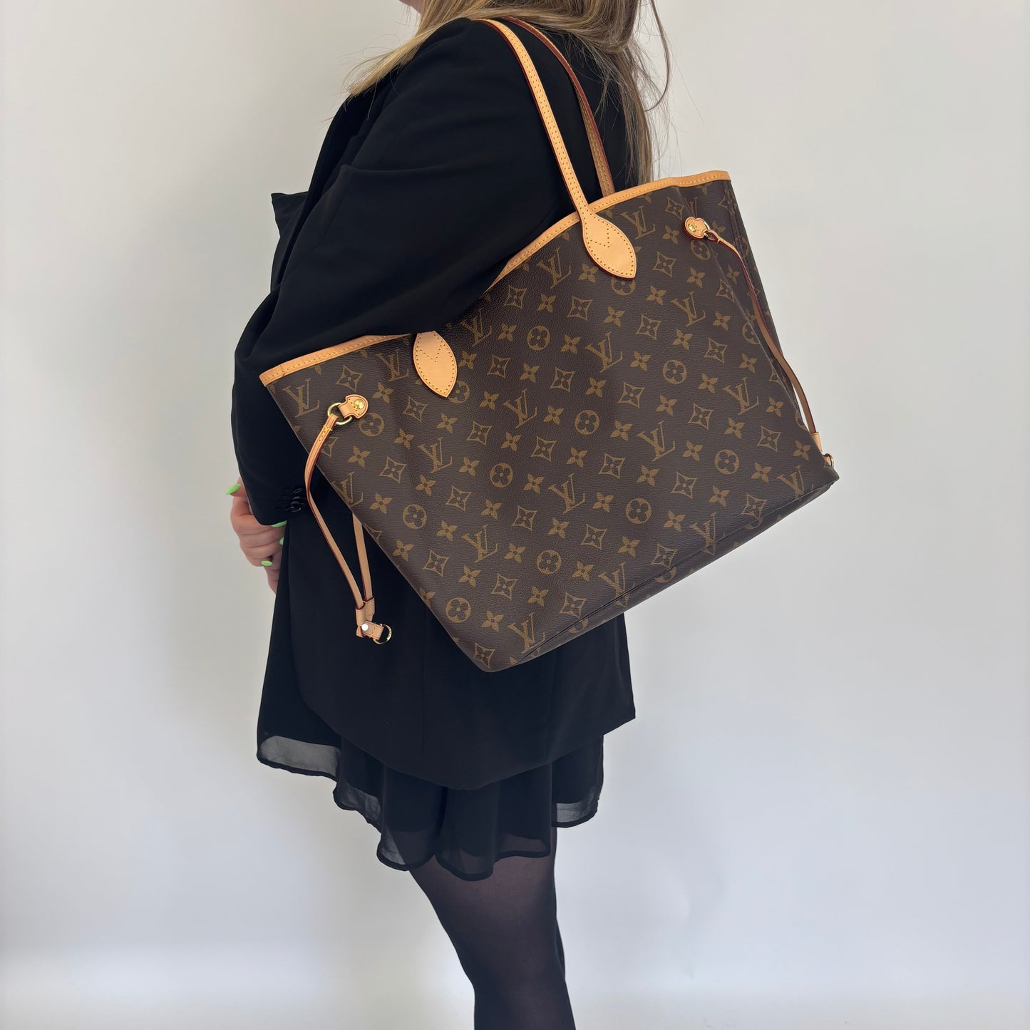 Louis Vuitton Monogram Classic Neverfull with Pochette MM (NFID)