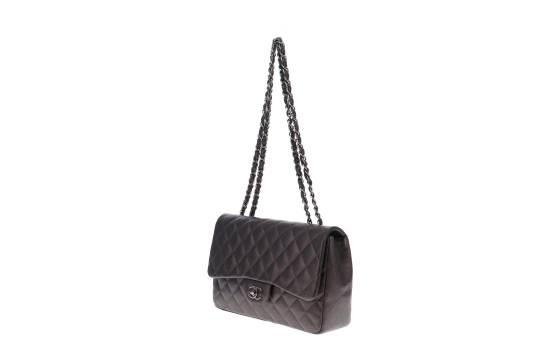 Chanel boy best sale bag gunmetal