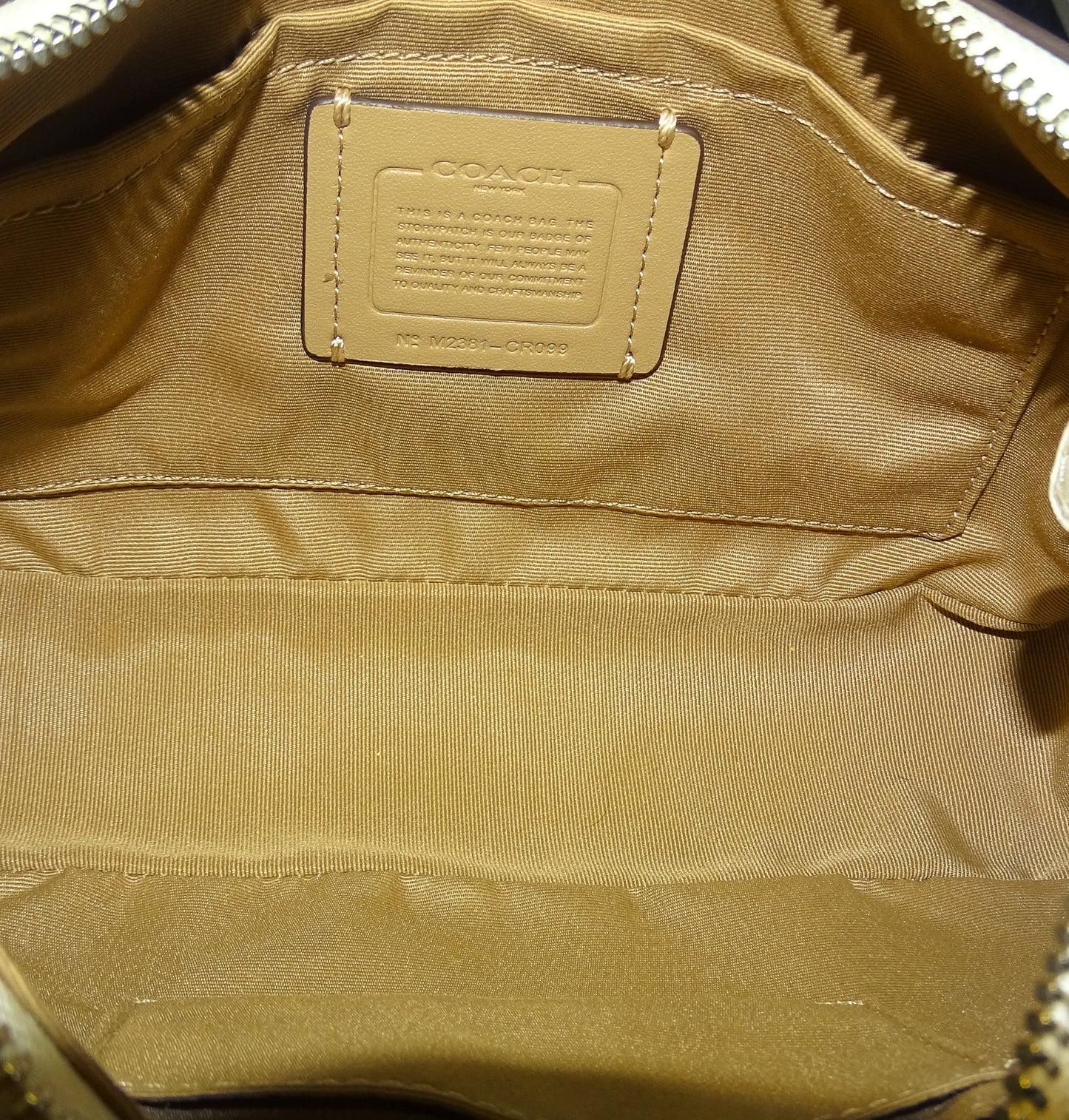 Coach Ivory Teri Crossbody Bag