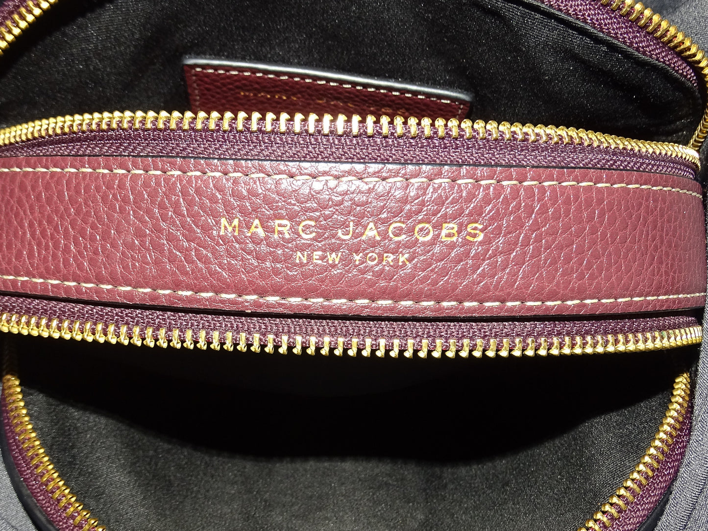 Marc Jacobs Wine Shutter Crossbody