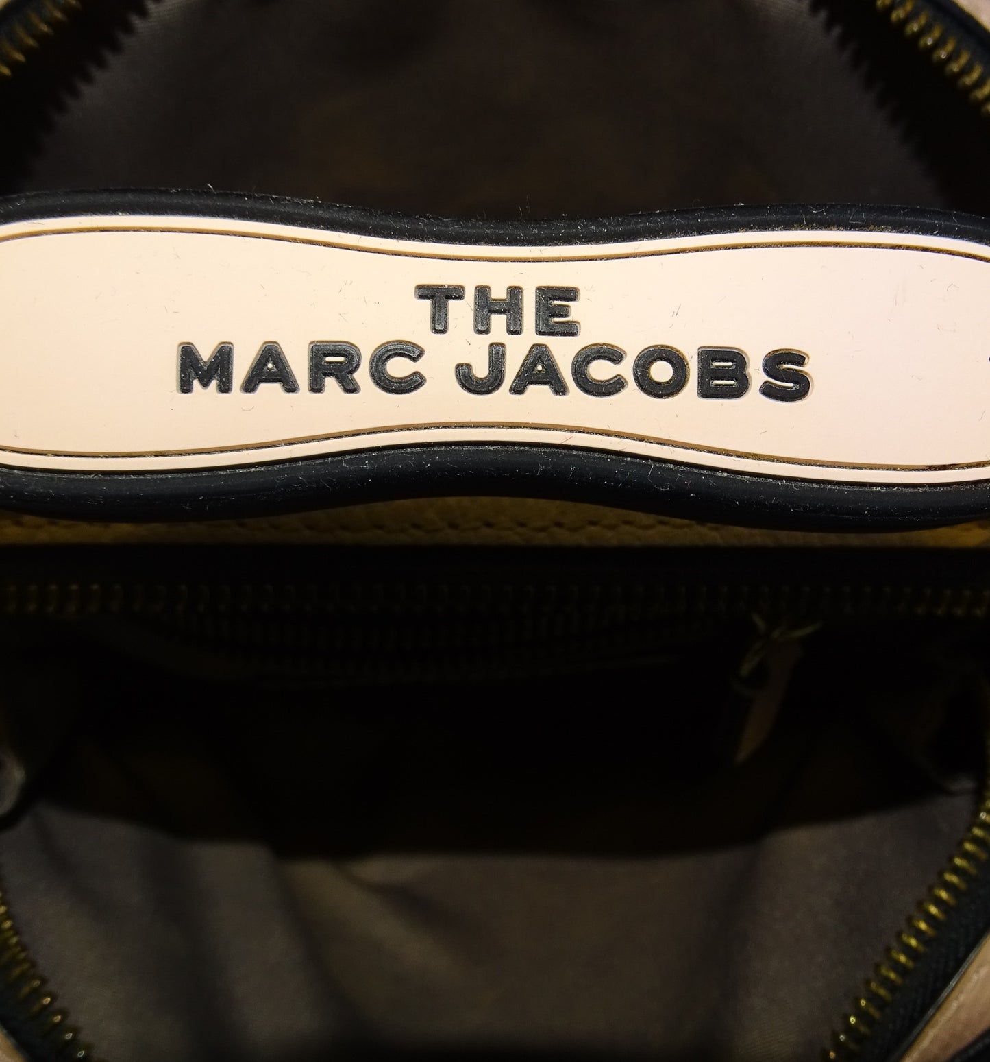 Marc Jacobs Pale Pink Leather The Box Bag with Strap