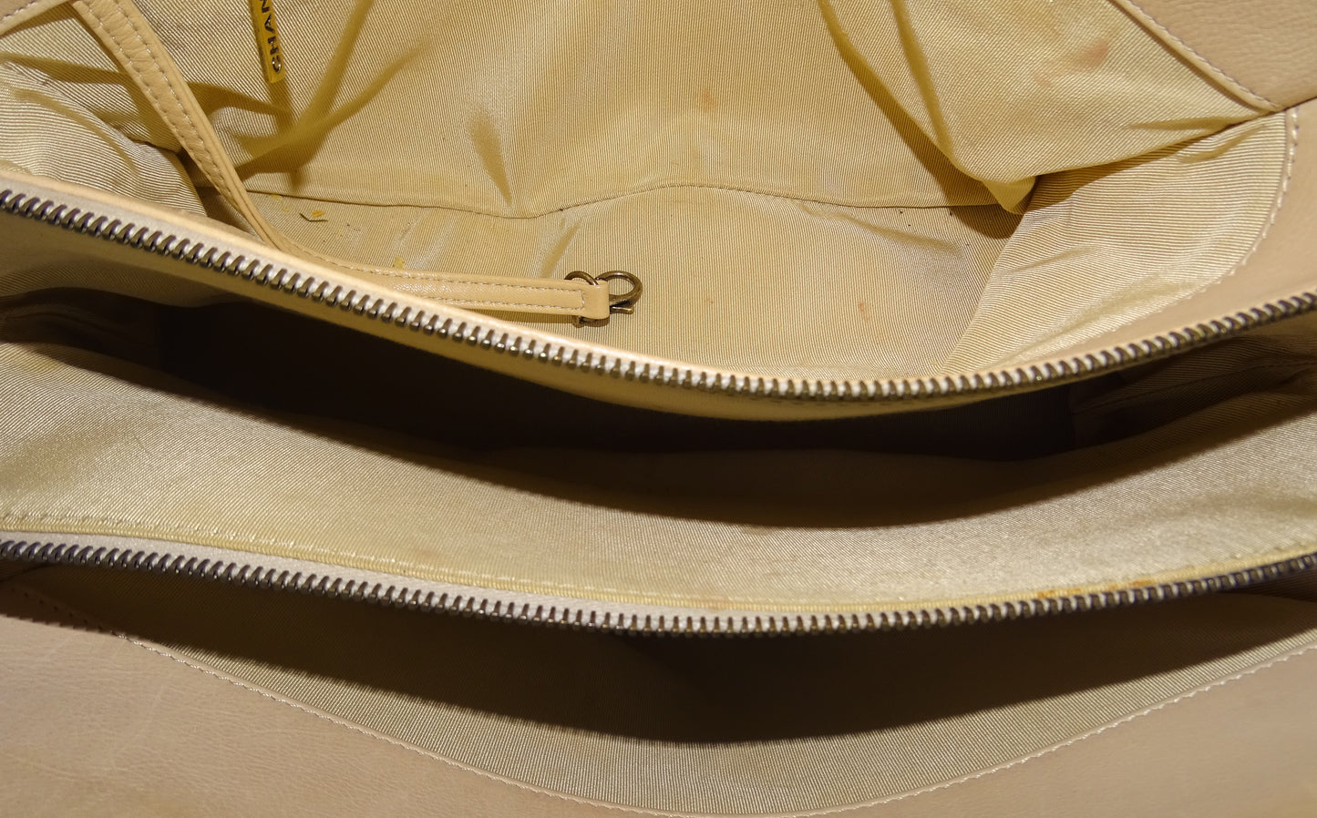 Chanel Beige Leather CC Crown Tote Bag  2012/13