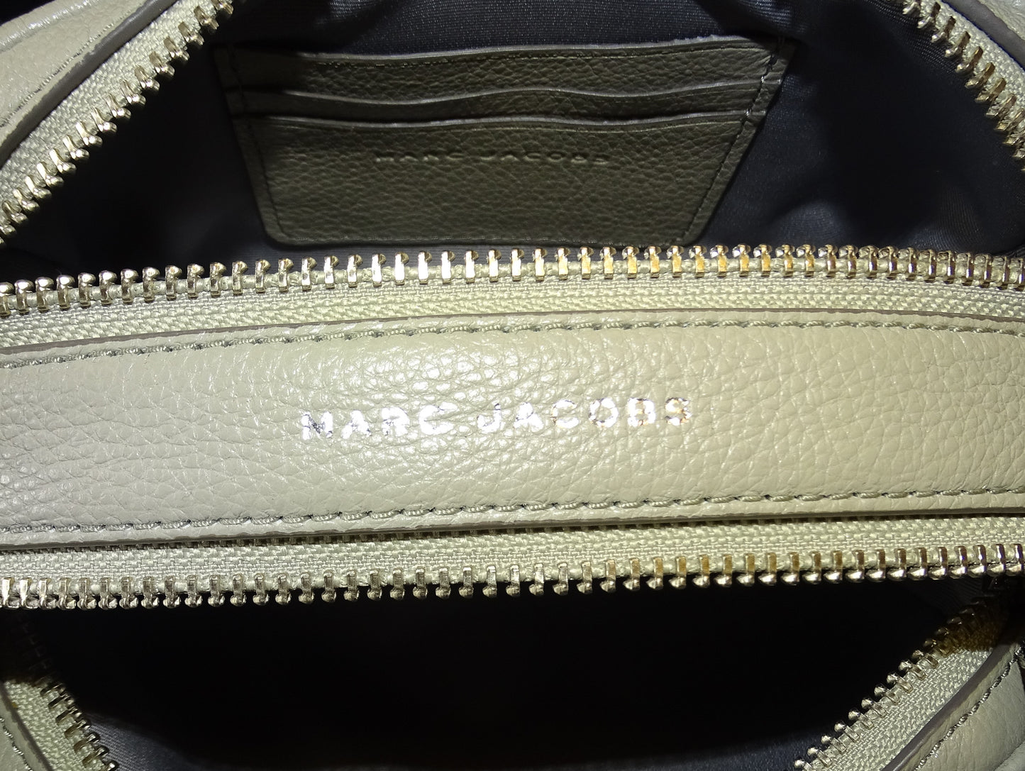 Marc Jacobs Sage Green Leather The Moto Shot