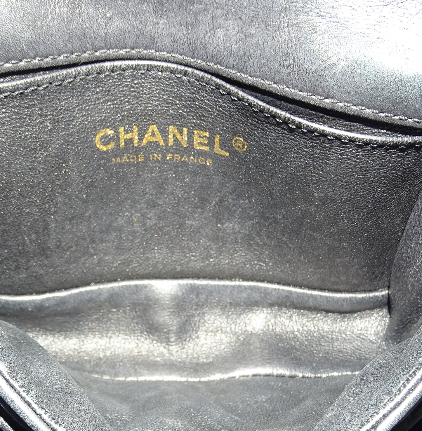 Chanel Black Aged Calfskin Leather Mini Reissue Belt Bag