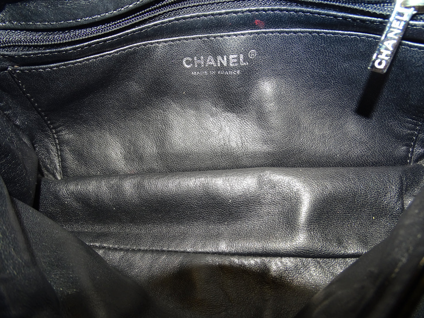 Chanel Black Diagonal CC Flap Bag 2006/08