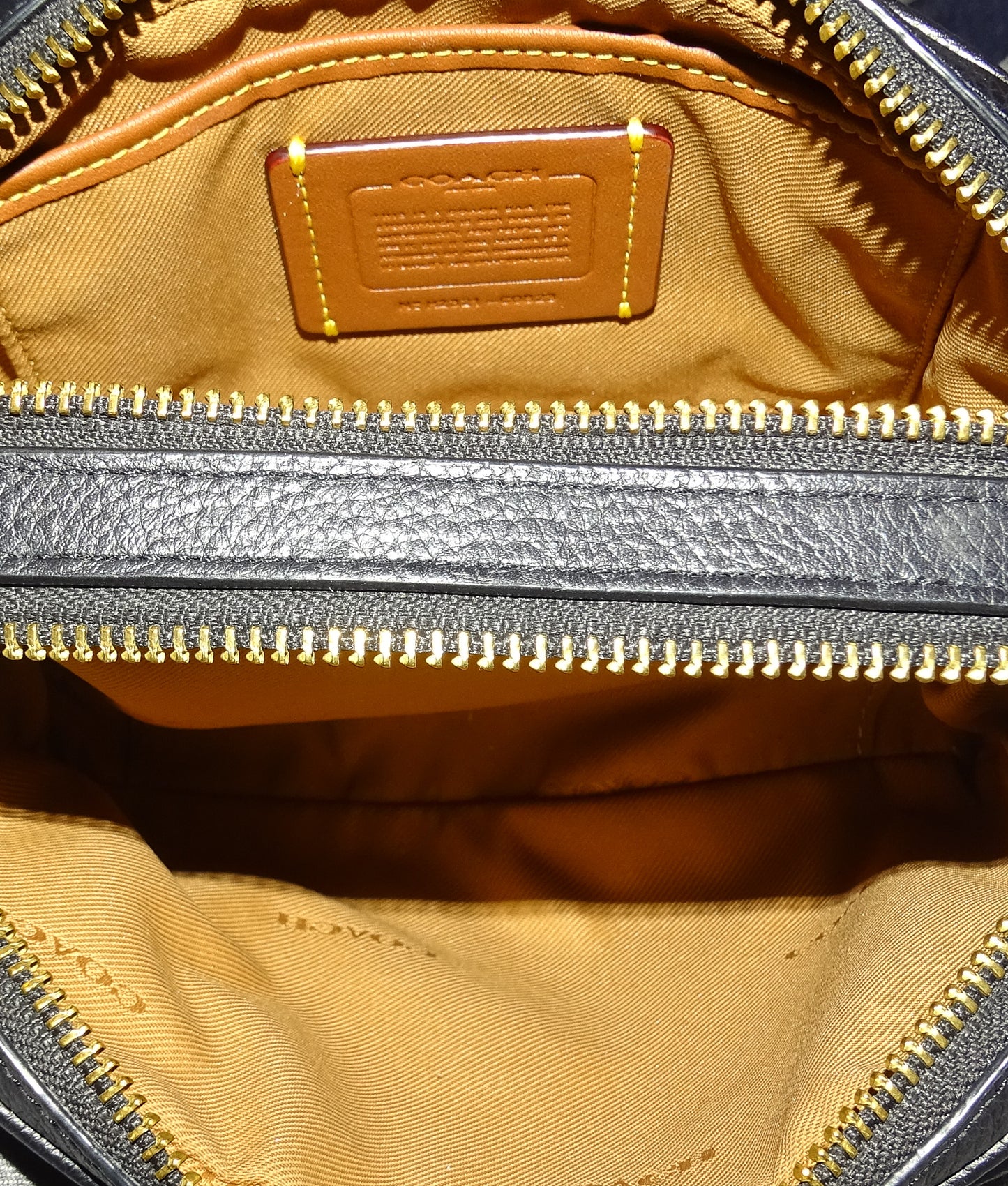 Coach Black Leather Willow Camera Bag