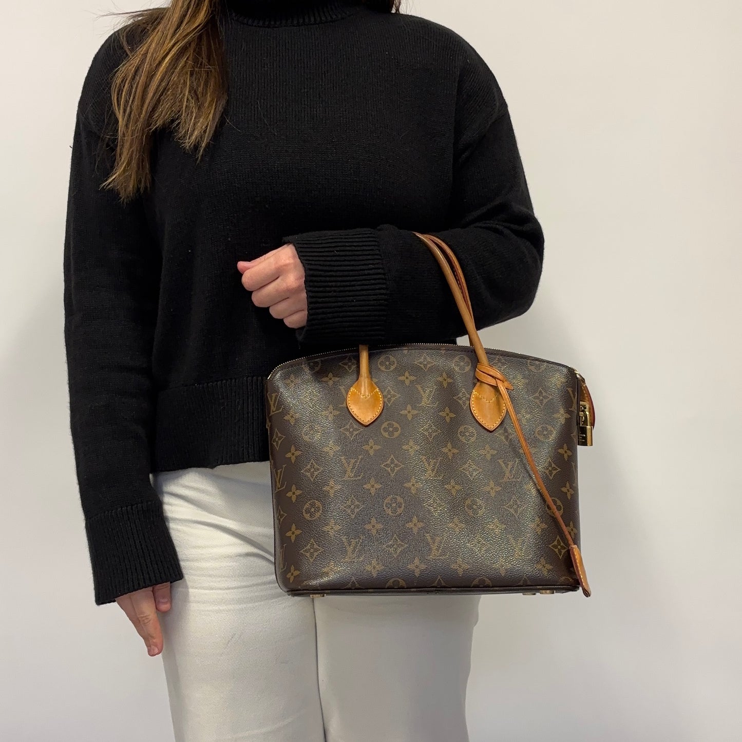 Louis Vuitton Monogram Lockit Tote Bag