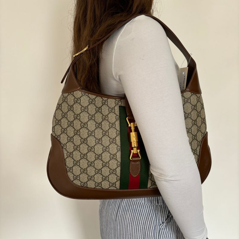 Gucci GG Supreme and Web Classic Jackie 1961