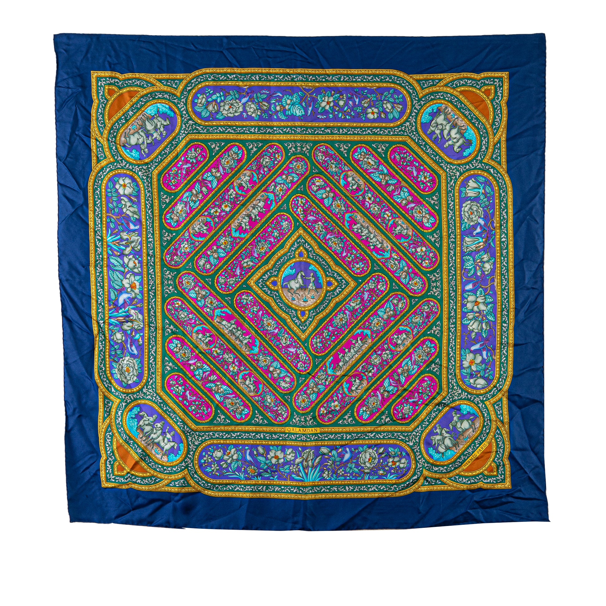 Qalamdan Silk Scarf Image #1