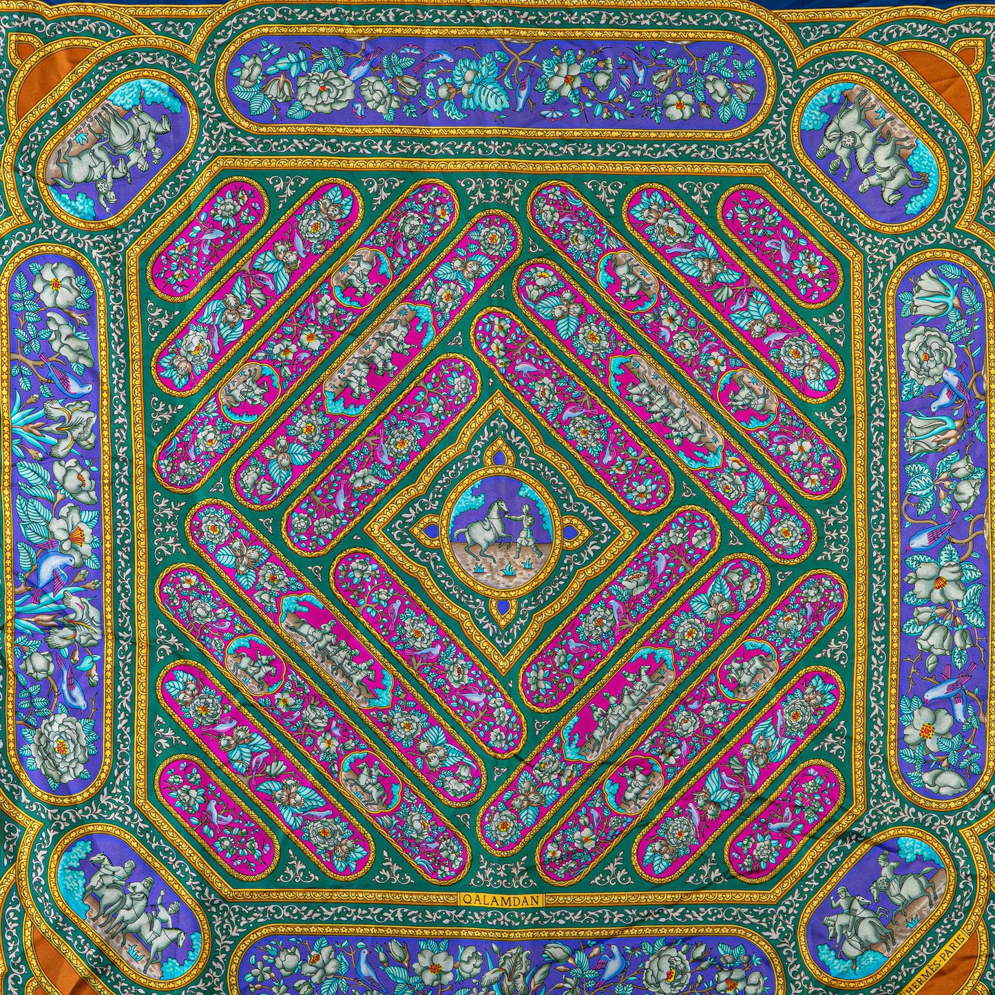 Qalamdan Silk Scarf Image# 2