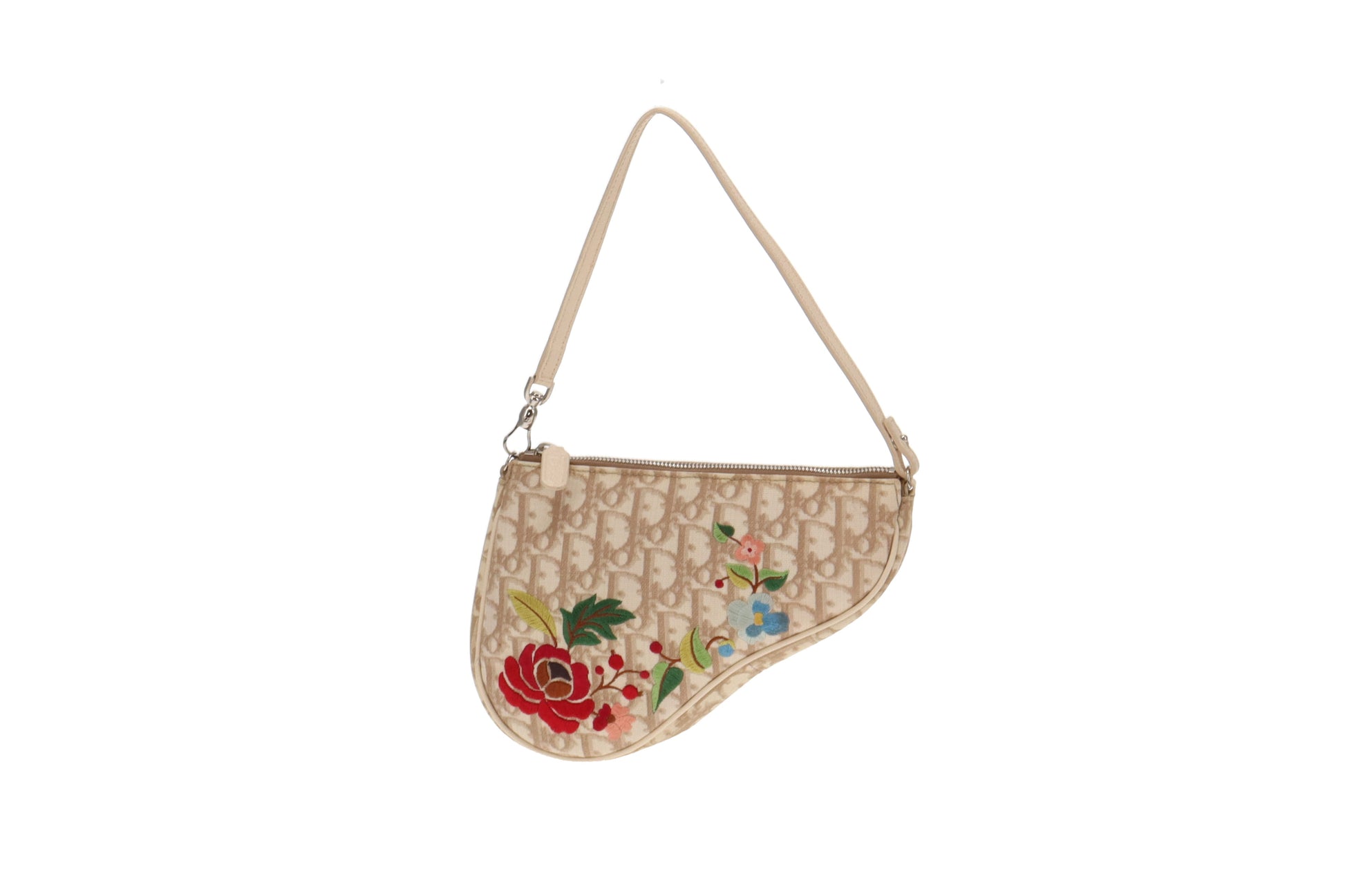 Christian Dior 2005 pre-owned Embroidered Saddle Bag - Farfetch