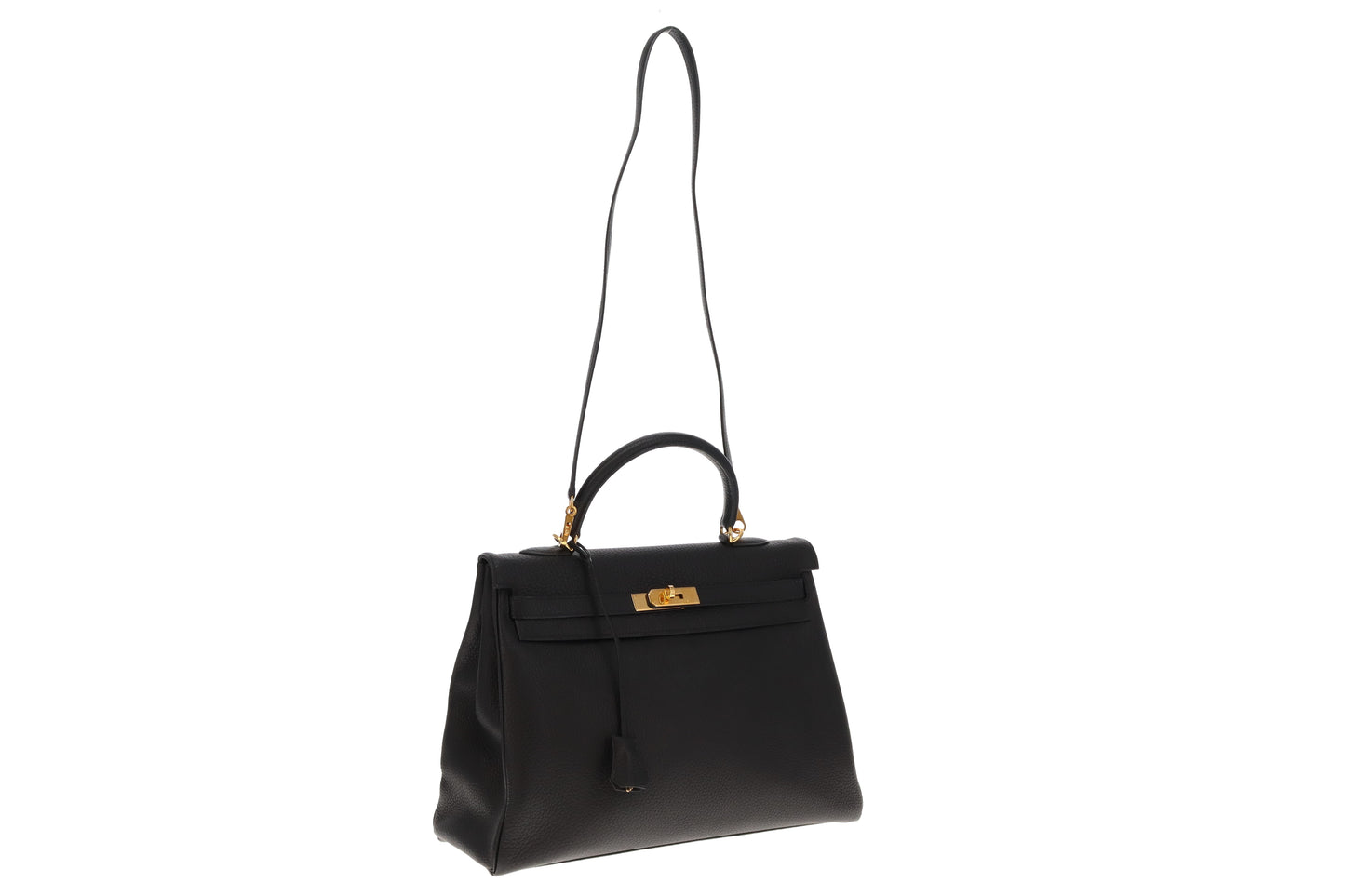 Hermes Black Togo Kelly 35 With Gold Hardware 2002