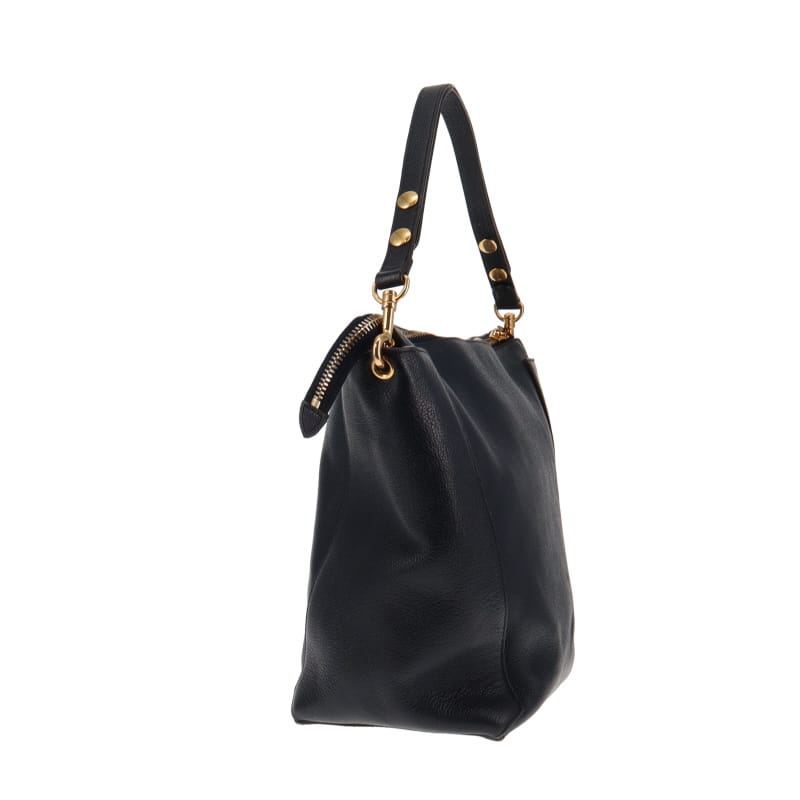 Navy store hobo handbag