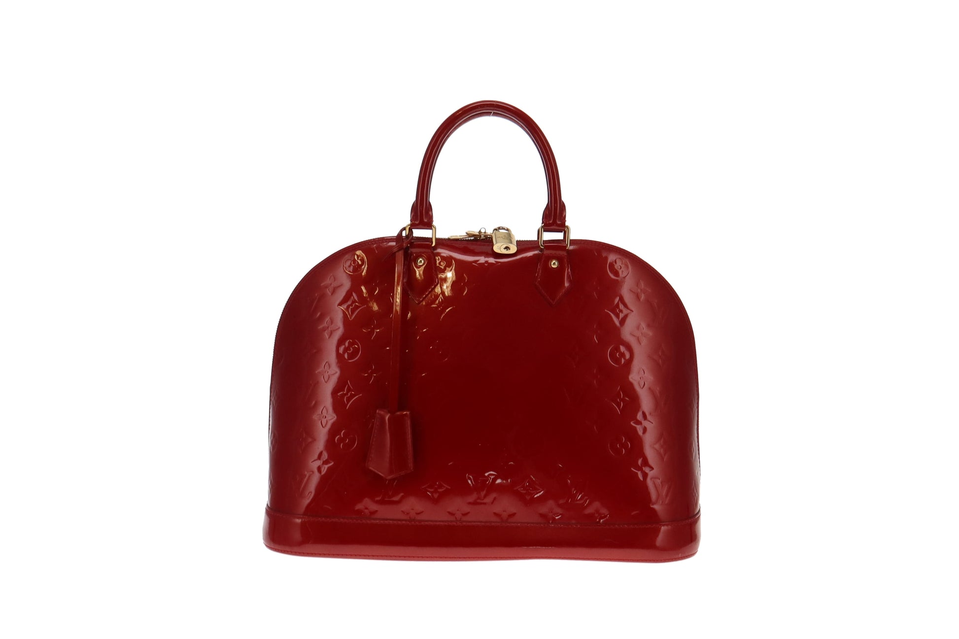 Louis Vuitton Pomme D'Amour Vernis Alma GM Handbag