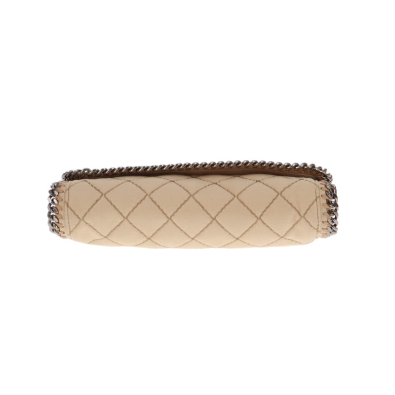 Stella McCartney Cream Quilted Shoulder Bag SH Designer Exchange Ltd