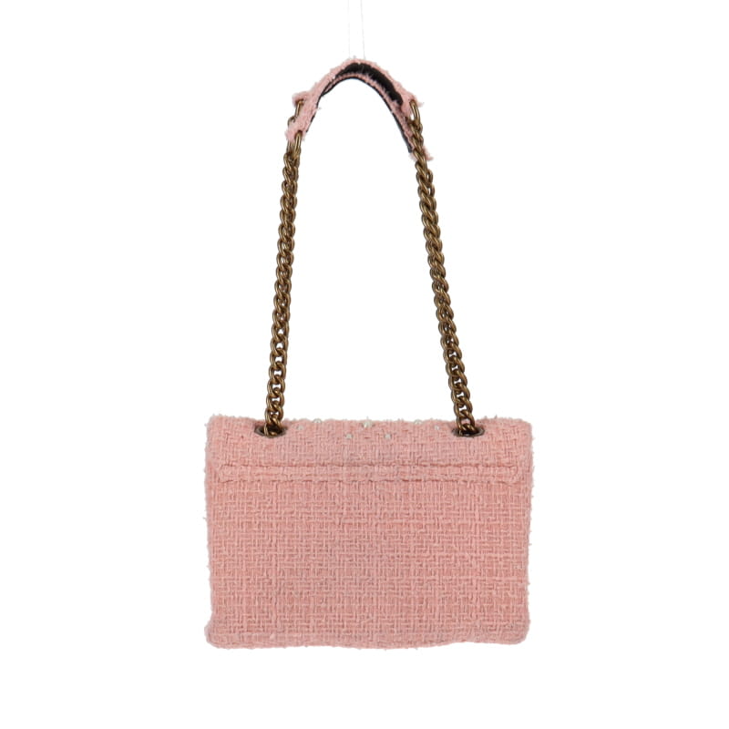 Kurt geiger pink online tweed bag