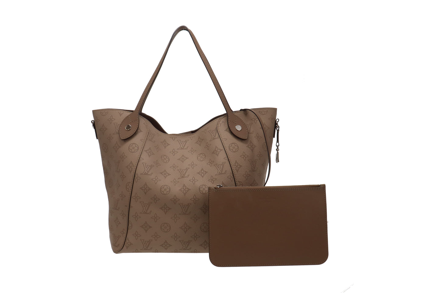 Louis Vuitton Galet Monogram Mahina Leather Hina MM Bag Louis