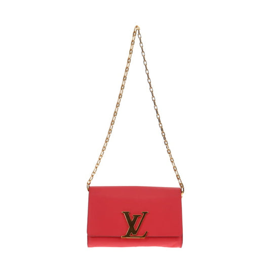 Louis Vuitton Amarante Vernis Chain Louise Clutch GM Bag