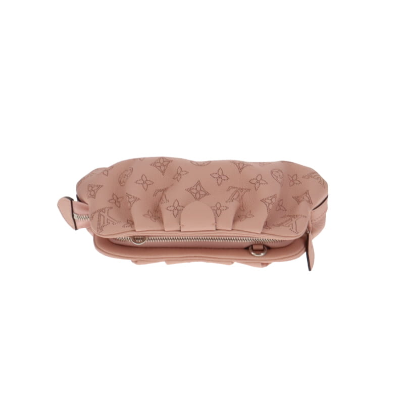 Louis Vuitton Pale Pink Mahina Leather Scala Mini Pouch