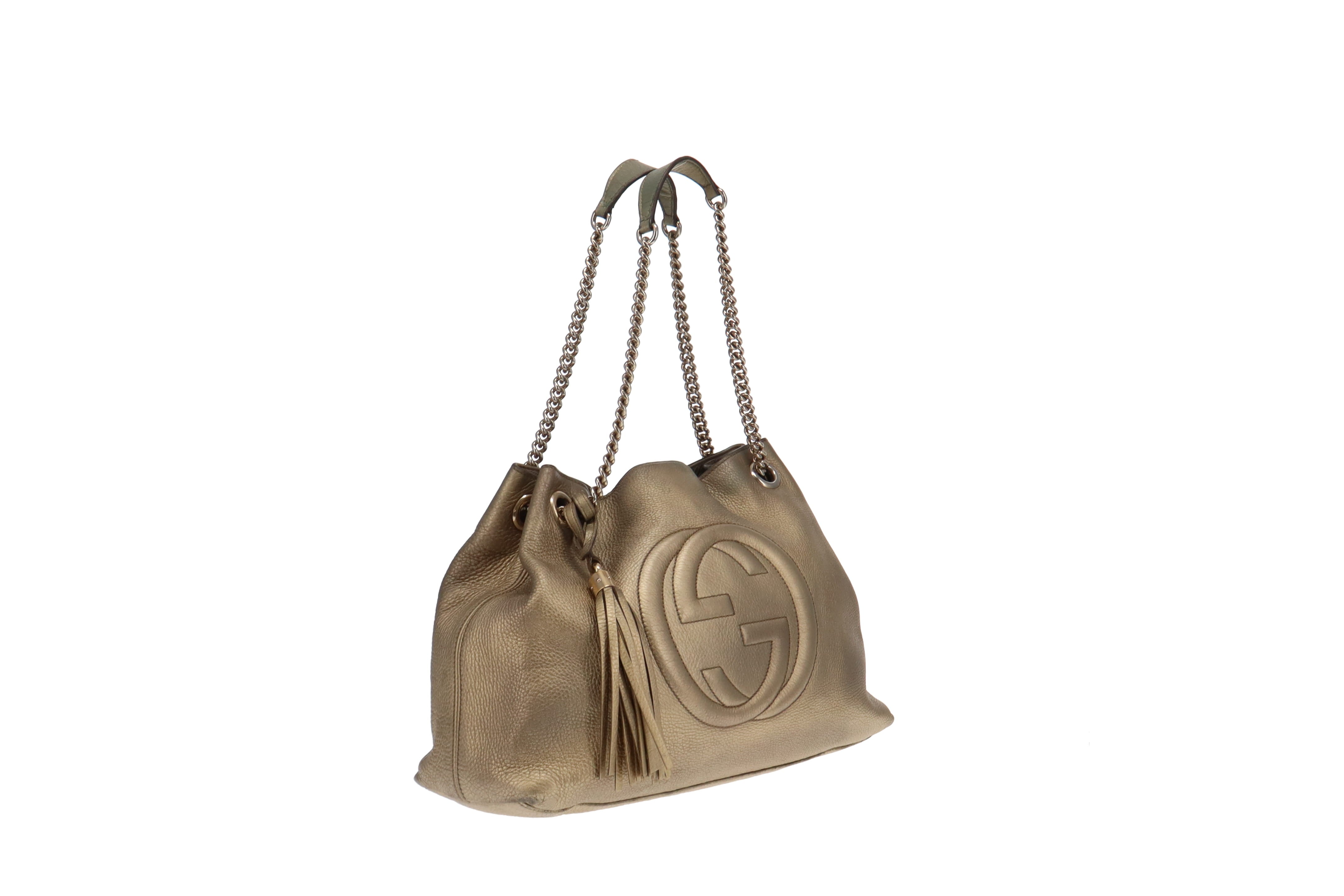 Gucci soho bag on sale gold