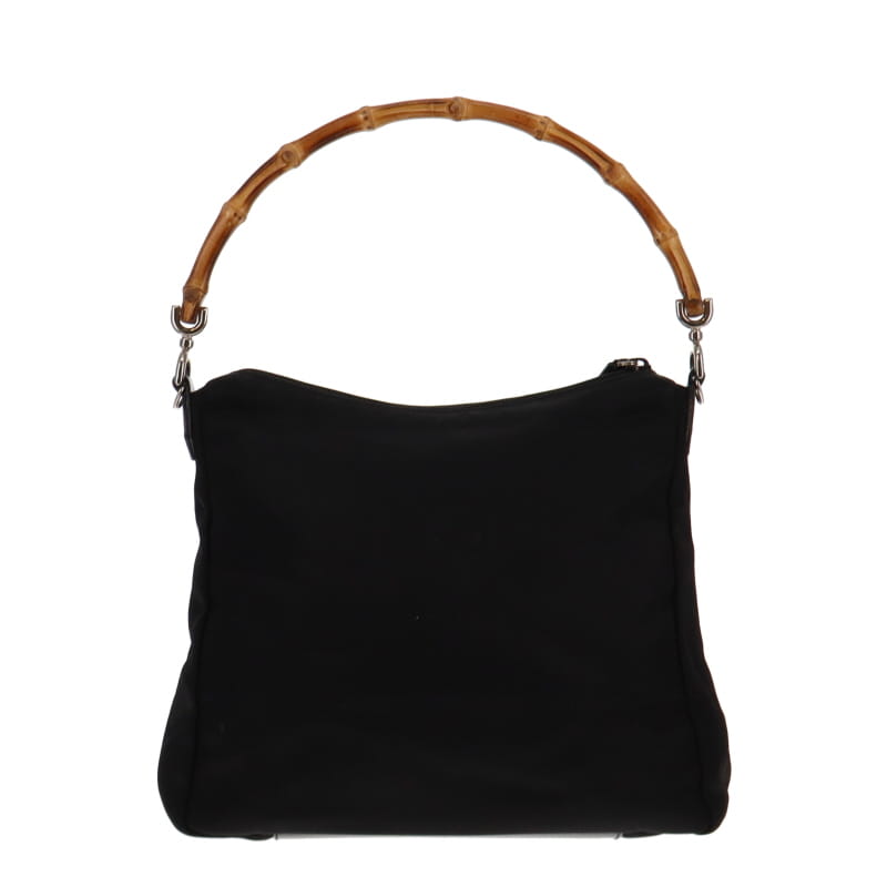 Gucci fashion black canvas hobo bag