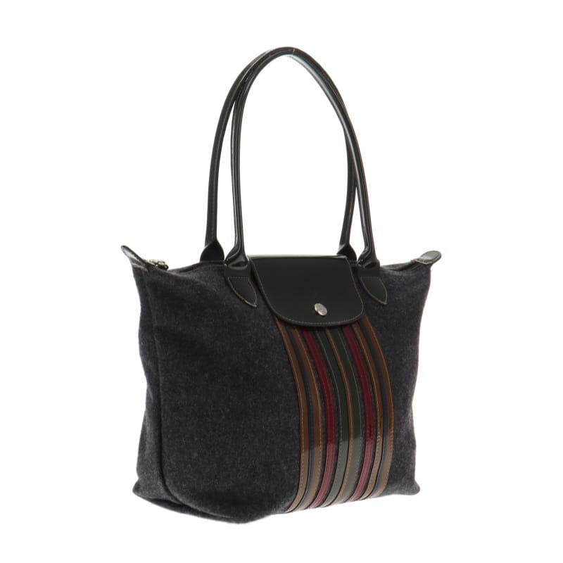 Longchamp on sale striped bag