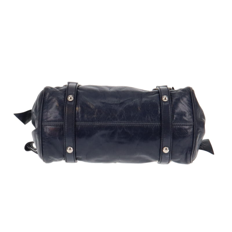 MIU MIU Soft Calfskin Small Bow Bag Black 772877