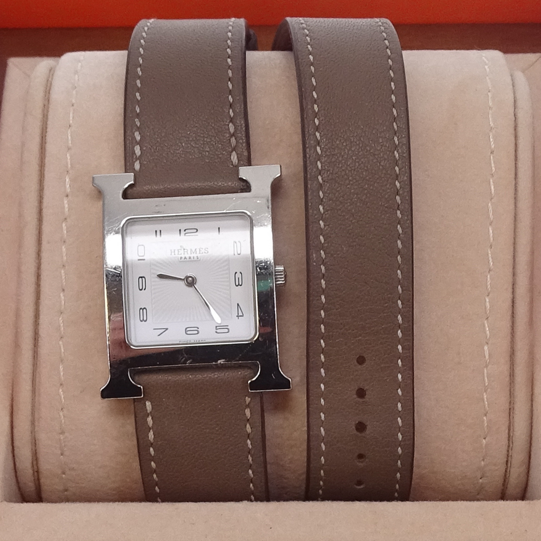Heure H Small model 25 mm Double Tour Watch Strap