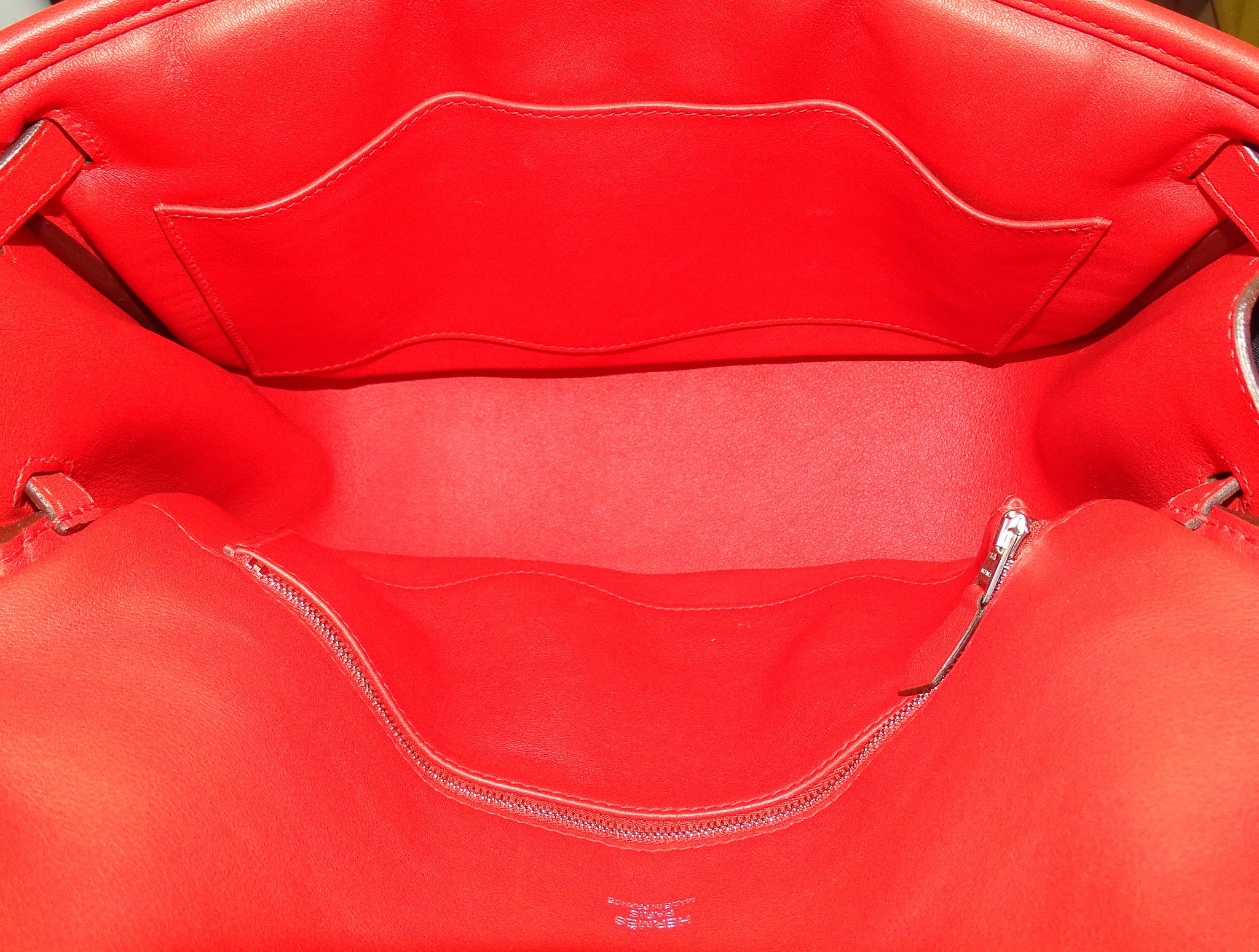 Hermes discount vermillion color