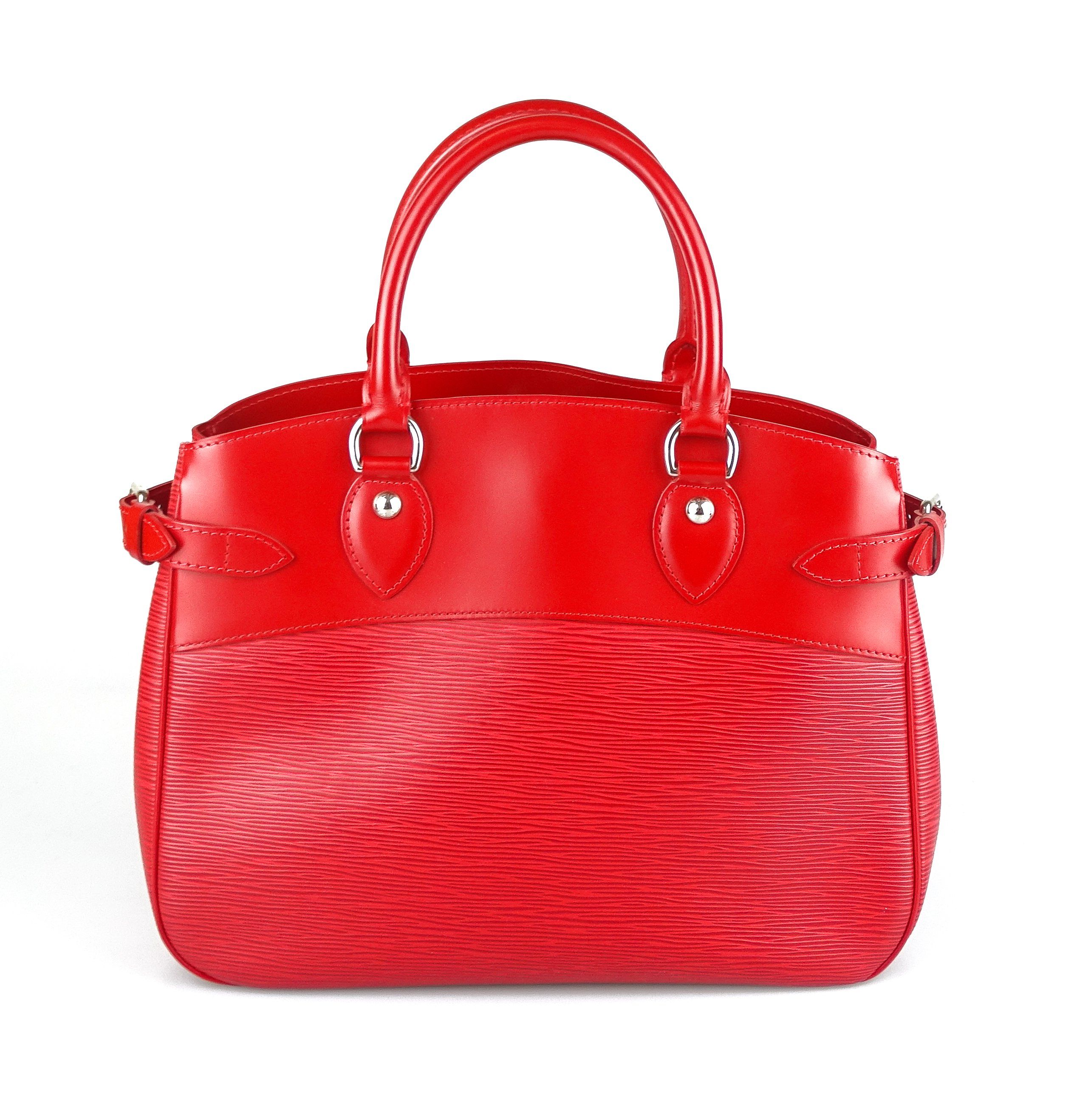 Louis vuitton red leather hot sale