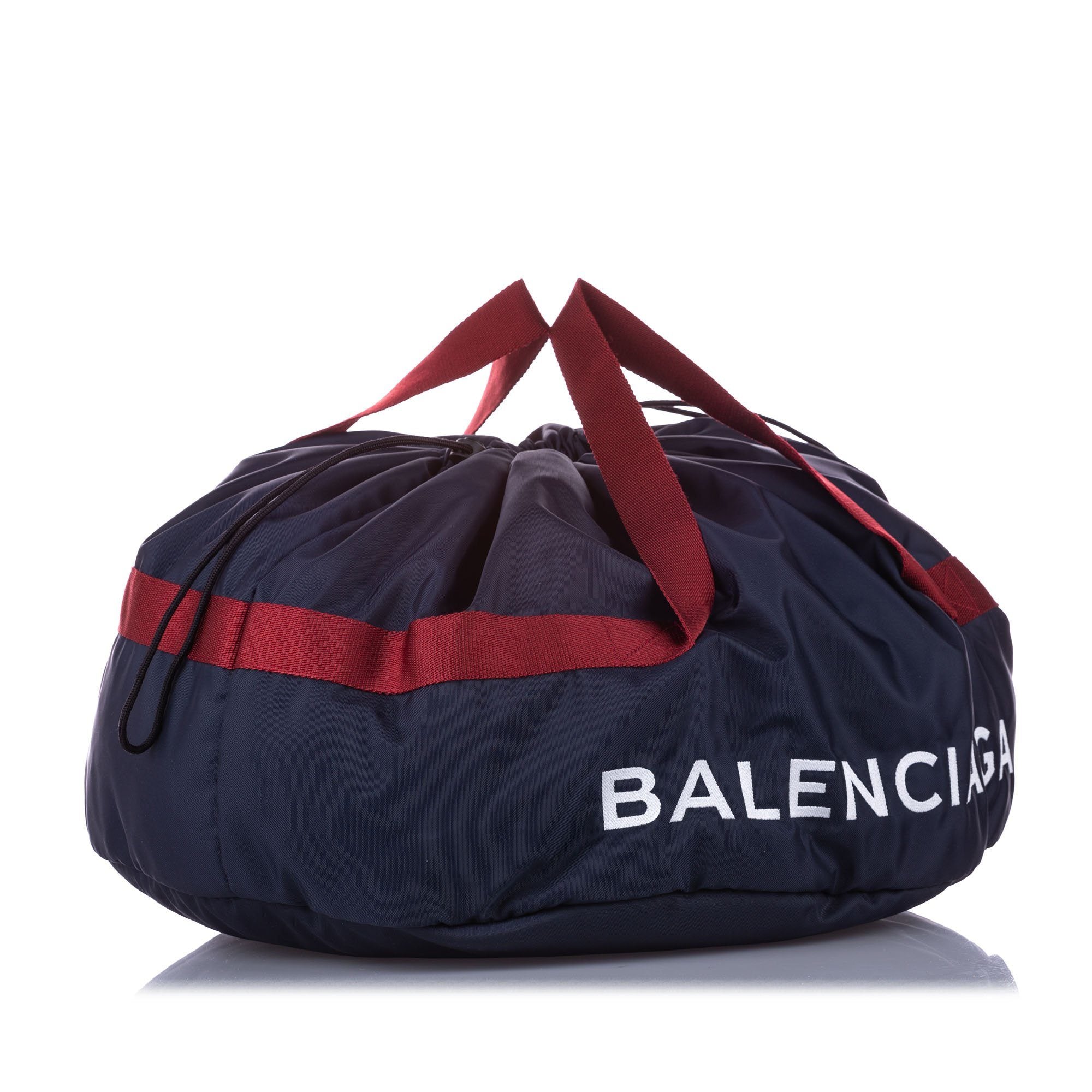 Wheel cloth backpack Balenciaga Blue in Cloth  31679329