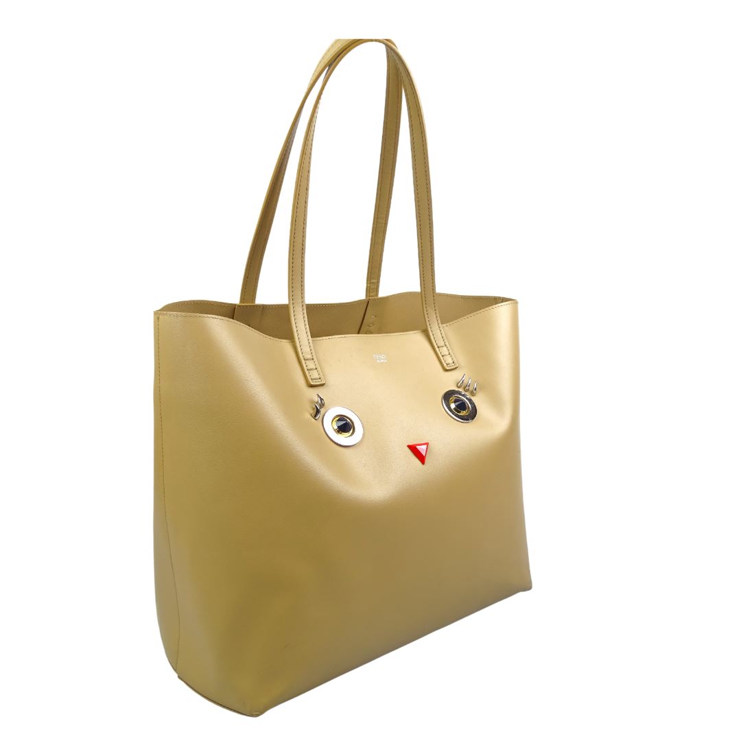 Fendi classic 2025 leather shopper